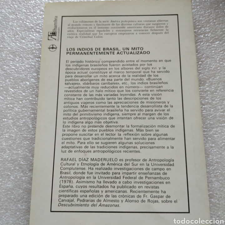 Libros de segunda mano: Los indios de Brasil. Rafael D&iacute;az maderuelo - Foto 2