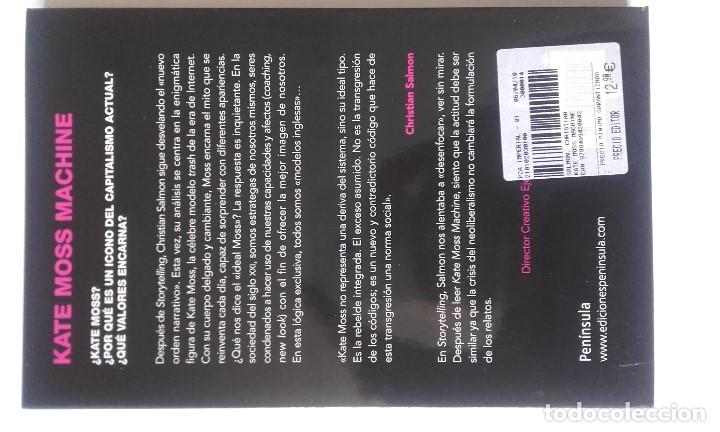 Libros de segunda mano: Kate Moss Machine. Christian Salmon - Foto 2
