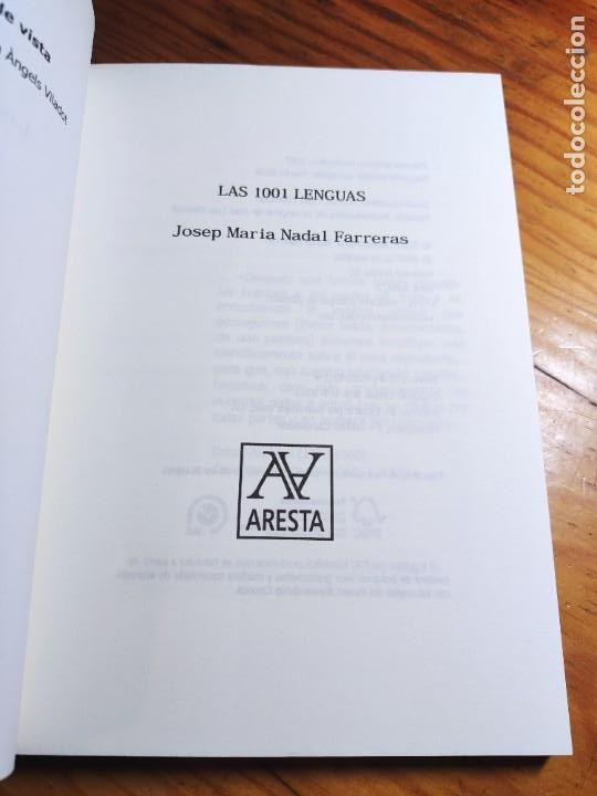 Libros de segunda mano: Las 1001 lenguas. josep Maria Nadal. Aresta - Foto 3