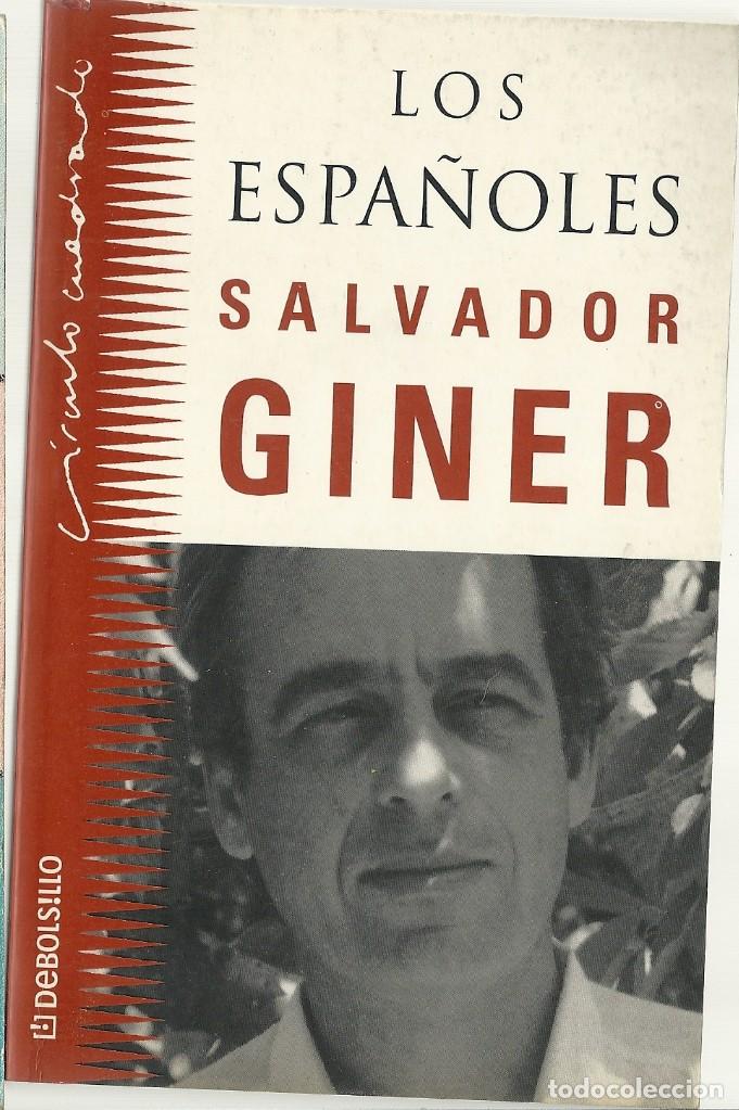 Libros de segunda mano: Salvador Giner - Los Espa&ntilde;oles - Foto 1