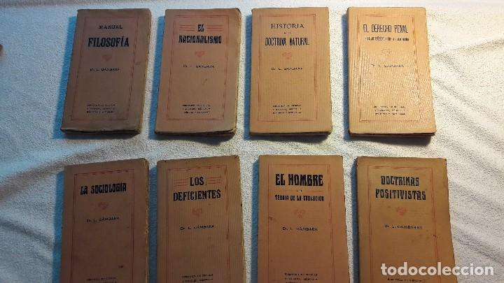 Libros de segunda mano: Dr. L. G&aacute;mbara, 8 t&iacute;tulos - Foto 1