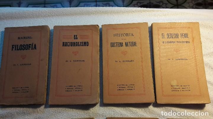 Libros de segunda mano: Dr. L. G&aacute;mbara, 8 t&iacute;tulos - Foto 2