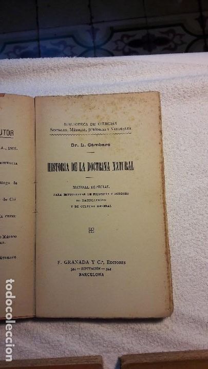 Libros de segunda mano: Dr. L. G&aacute;mbara, 8 t&iacute;tulos - Foto 5