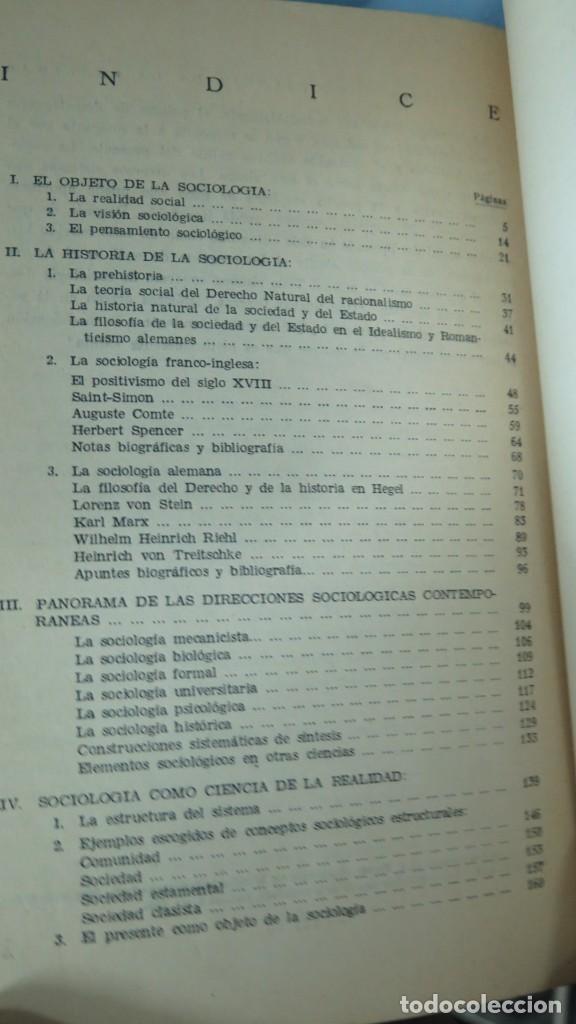 Libros de segunda mano: INTRODUCCION A LA SOCIOLOGIA. HANS FREYER - Foto 2