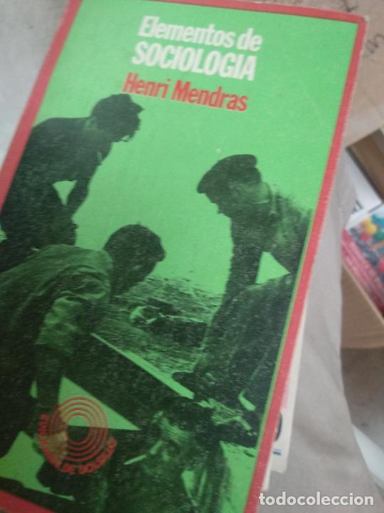Libros de segunda mano: ELEMENTOS DE SOCIOLOGIA - HENRI MENDRAS - Foto 1
