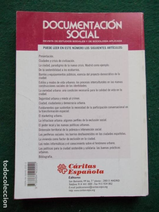 Libros de segunda mano: DOCUMENTACION SOCIALCIUDADES HABITABLES SOLIDARIAS - Foto 2