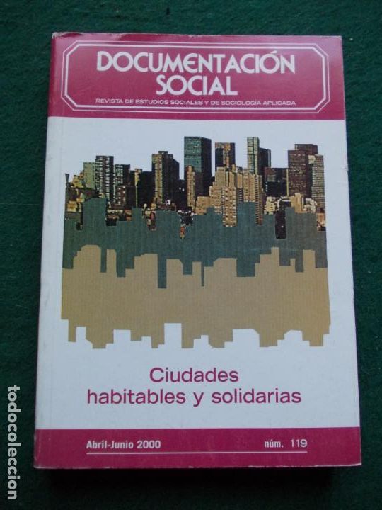 Libros de segunda mano: DOCUMENTACION SOCIALCIUDADES HABITABLES SOLIDARIAS - Foto 1