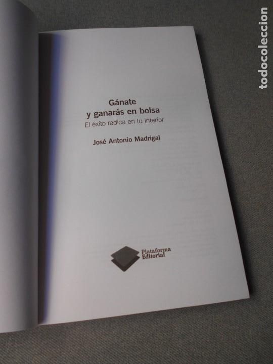 Libros de segunda mano: GANATE Y GANARAS EN BOLSA - Foto 3
