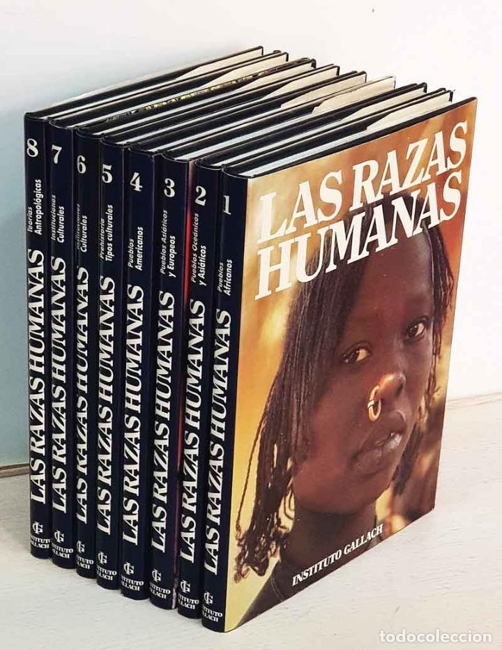 Libros de segunda mano: LAS RAZAS HUMANAS (8 tomos) - Foto 1