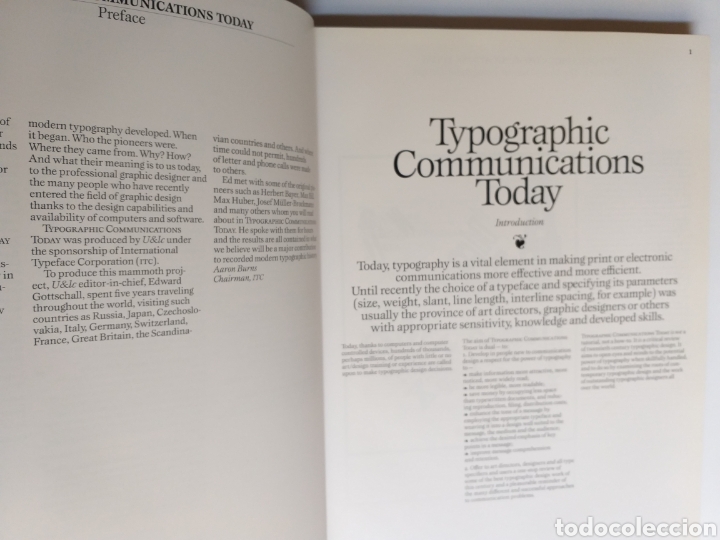 Libros de segunda mano: Typographic communications today. Eduard M.Gottschall. 1989 libro en ingl&eacute;s - Foto 10