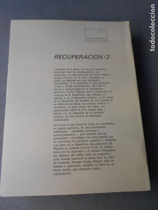 Libros de segunda mano: ACORDES EN EL ALMA. MEMORIAS. - Foto 10