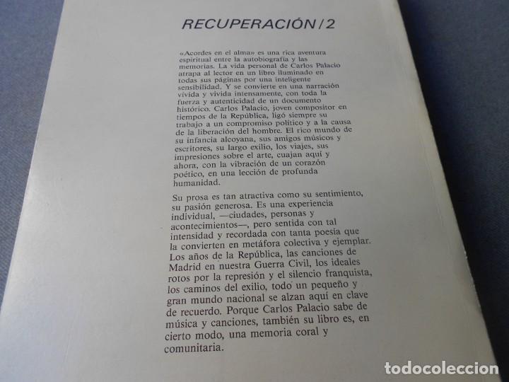 Libros de segunda mano: ACORDES EN EL ALMA. MEMORIAS. - Foto 11
