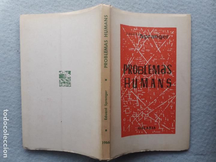 Libros de segunda mano: Problemas Hum&aacute;ns. Edward Spranger - Foto 6