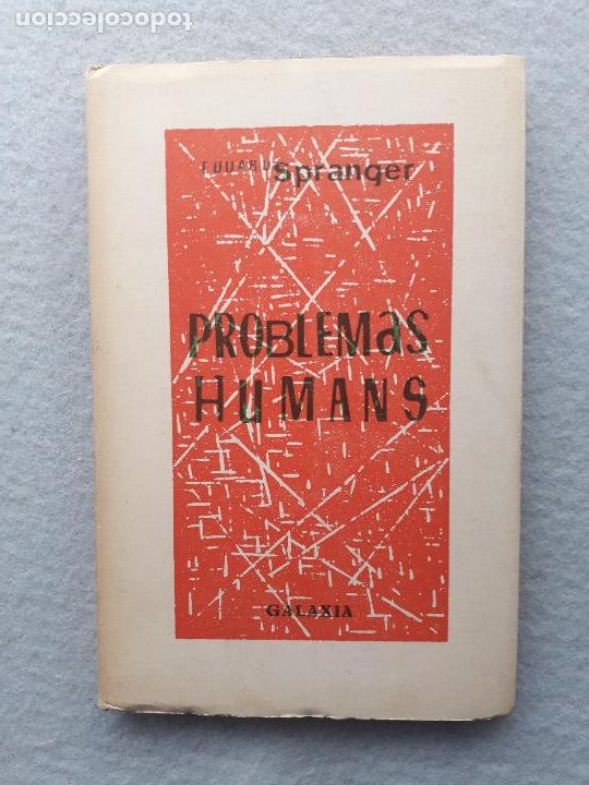 Libros de segunda mano: Problemas Hum&aacute;ns. Edward Spranger - Foto 1