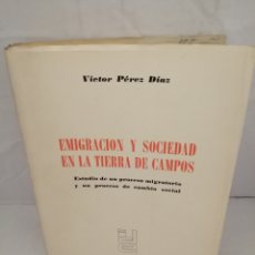Libros de segunda mano: EMIGRACIÓN Y SOCIEDAD EN LA TIERRA DE CAMPOS. PRIMERA EDICIÓN. Lote 224852406