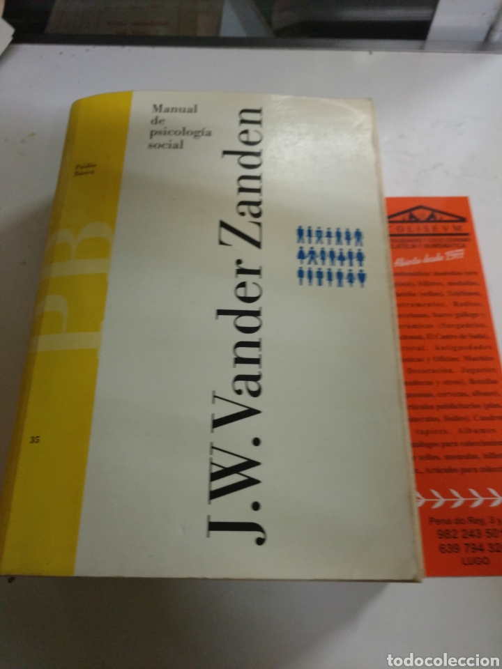 Libros de segunda mano: MANUAL DE PSICOLOG&Iacute;A SOCIAL - Foto 1