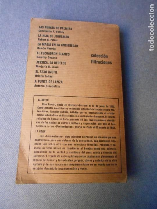 Libros de segunda mano: PENSAMIENTOS Y CARTAS PROVINCIALES - Foto 3