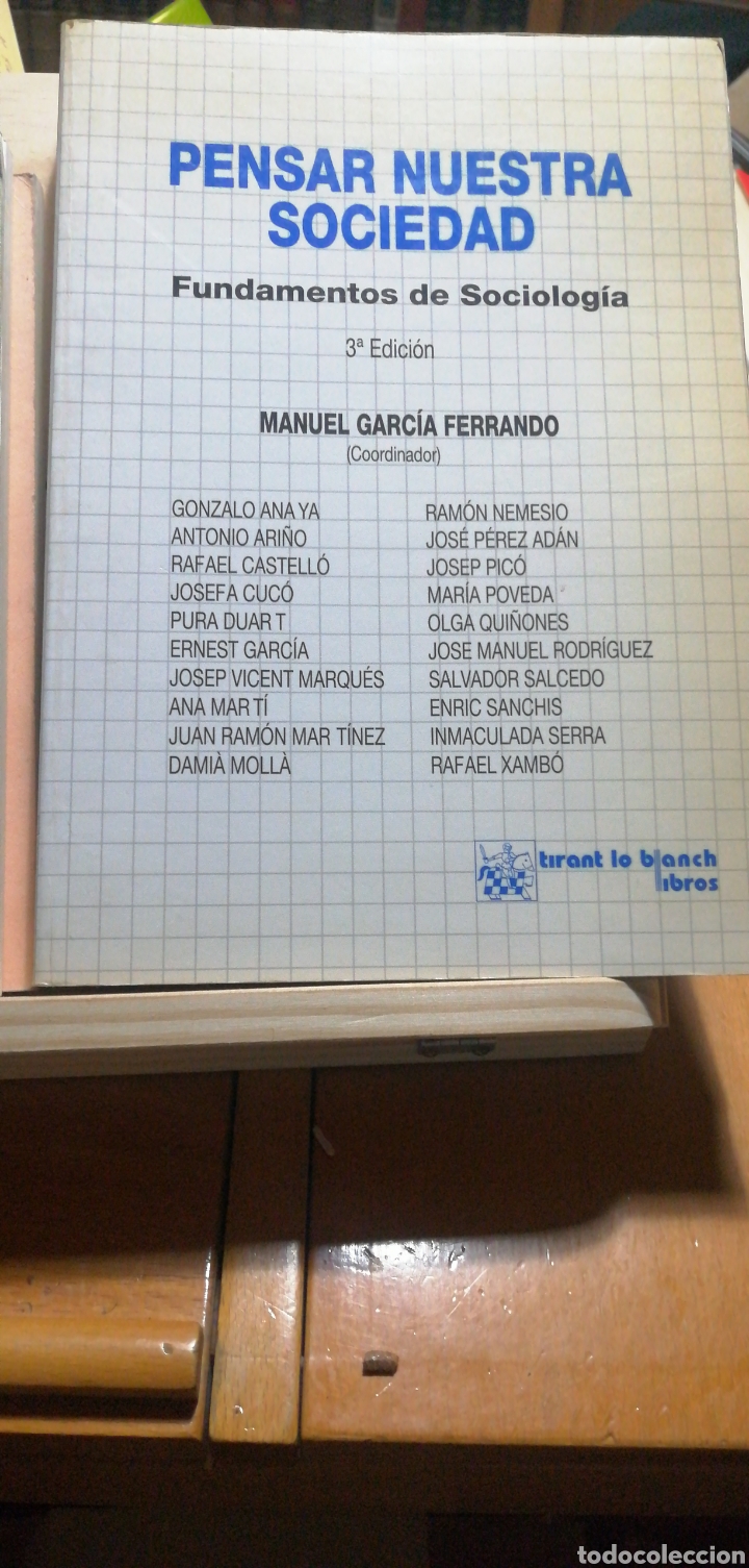 Libros de segunda mano: Pensar nuestra sociedad. - Manuel Garc&iacute;a Ferrando; Antonio Ari&ntilde;o; Rafael Castell&oacute; Cogollos; Ed