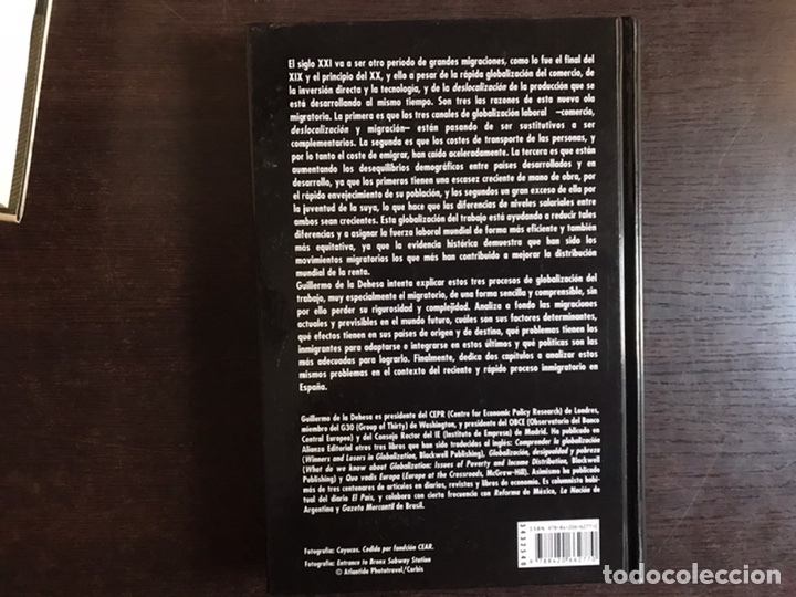 Libros de segunda mano: Comprender la inmigraci&oacute;n. Guillermo de la Dehesa. Alianza editorial - Foto 2