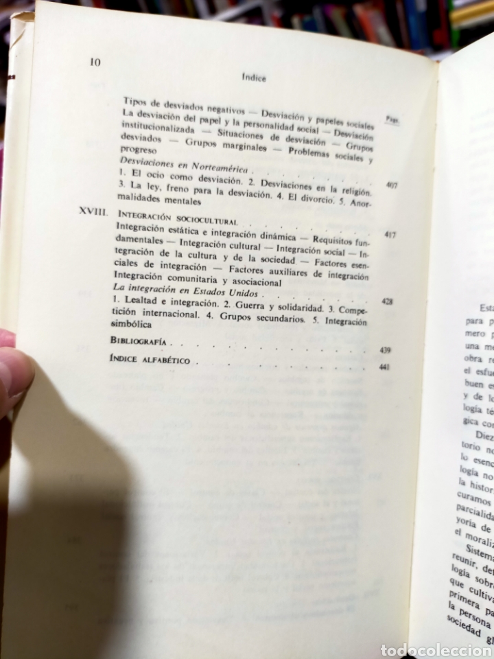 Libros de segunda mano: SOCIOLOG&Iacute;A - JOSEPH H. FITCHER - Foto 11