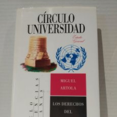 Libros de segunda mano: LOS DERECHOS DEL HOMBRE.  MIGUEL ARTOLA CIRCULO 1995