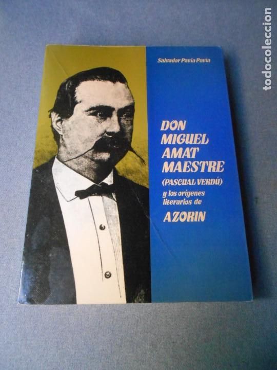 Libros de segunda mano: DON MIGUEL AMAT MESTRE - Foto 1