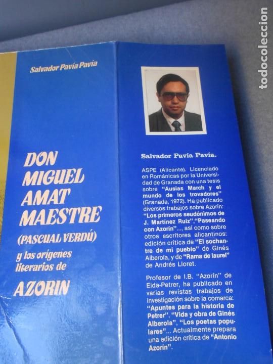 Libros de segunda mano: DON MIGUEL AMAT MESTRE - Foto 2