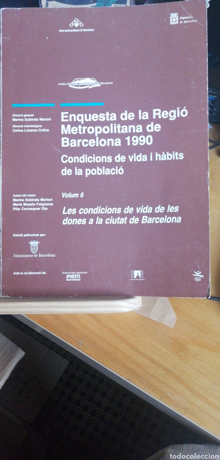 Libros de segunda mano: Les condicions de vida de les dones a la ciutat de Barcelona Enquesta de la regi&oacute; metropolitana de B