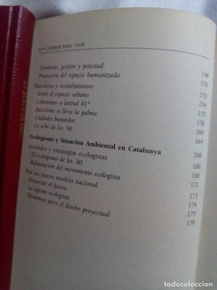 Libros de segunda mano: CAMBIAR PARA VIVIR / RAMON FOLCH - Foto 8
