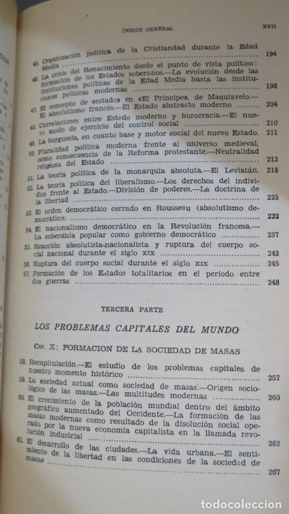 Libros de segunda mano: INTRODUCCI&Oacute;N A LAS CIENCIAS SOCIALES. FRANCISCO AYALA - Foto 6