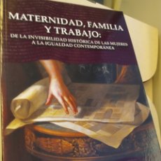 Libros de segunda mano: MATERNIDAD FAMILIA Y TRABAJO DE LA INVISIBILIDAD HISTÓRICA DE LAS MUJERES A LA IGUALDAD CONTEMPORANE. Lote 249552860