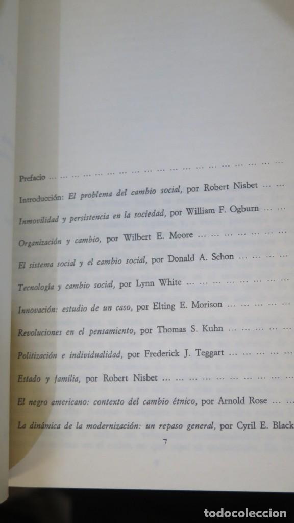 Libros de segunda mano: CAMBIO SOCIAL. VV.AA - Foto 2