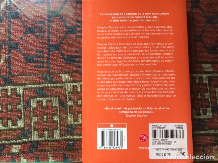 Libros de segunda mano: El alma del liderazgo. Deepak Chopra - Foto 2