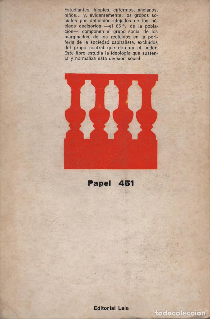 Libros de segunda mano: La mayor&iacute;a marginada. VVAA. Editorial Laia. 1973. - Foto 2