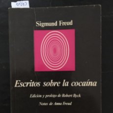 Libros de segunda mano: ESCRITOS SOBRE LA COCAINA, SIGMUND FREUD, EDICION ROBERT BYCK