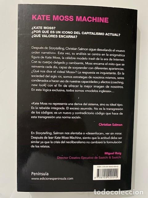 Libros de segunda mano: Kate Moss Machine - SALM&Oacute;N. Christian - Foto 2