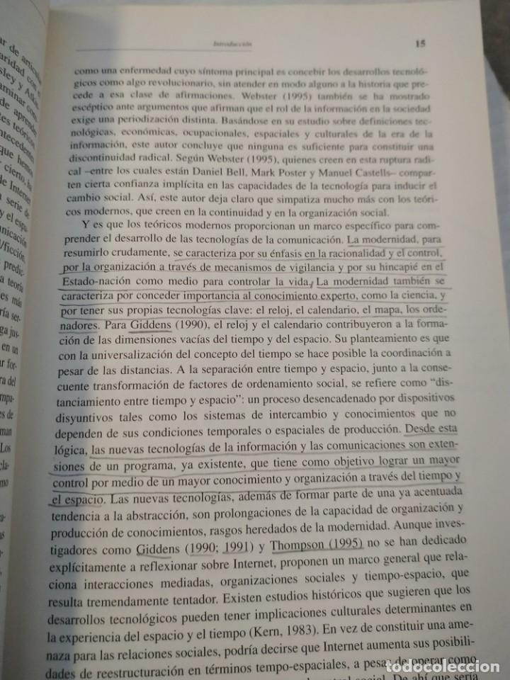 Libros de segunda mano: Etnograf&iacute;a Virtual - Christine Hine. UOC - Foto 4