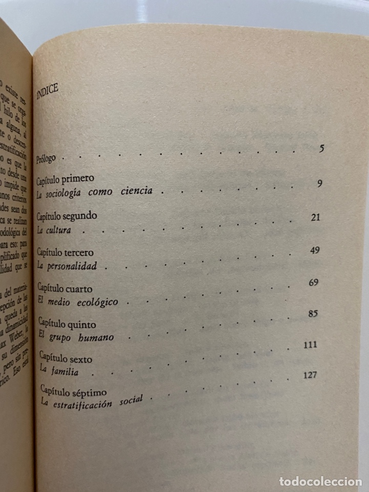 Libros de segunda mano: Introducci&oacute;n a la sociolog&iacute;a - JIM&Eacute;NEZ-BLANCO, Jos&eacute; - Foto 4