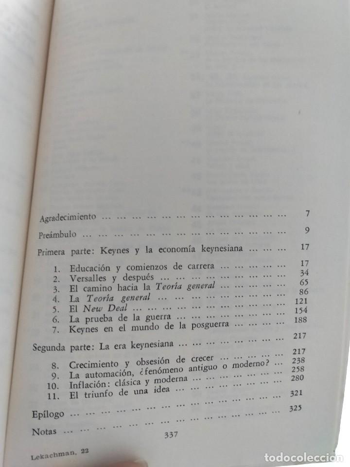 Libros de segunda mano: ROBERT LEKACHMAN. LA ERA DE KEYNES .ALIANZA EDITORIAL - Foto 2