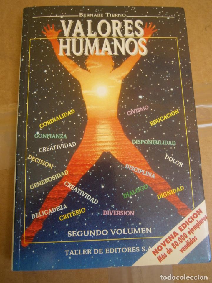 Libros de segunda mano: VALORES HUMANOS - BERNABE TIERNO - L4 - Foto 1