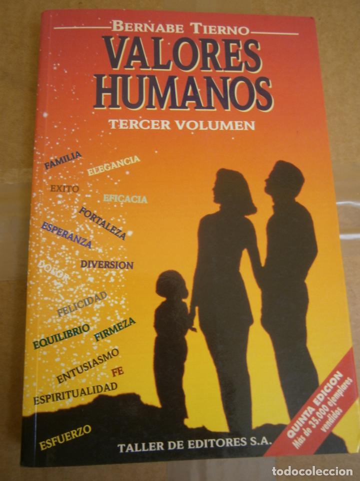 Libros de segunda mano: VALORES HUMANOS - BERNABE TIERNO - LC3 - Foto 1