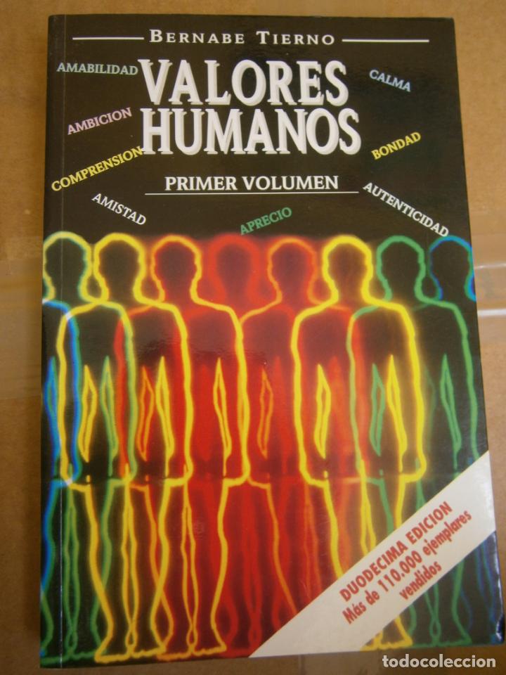 Libros de segunda mano: VALORES HUMANOS - BERNABE TIERNO - L3 - Foto 1