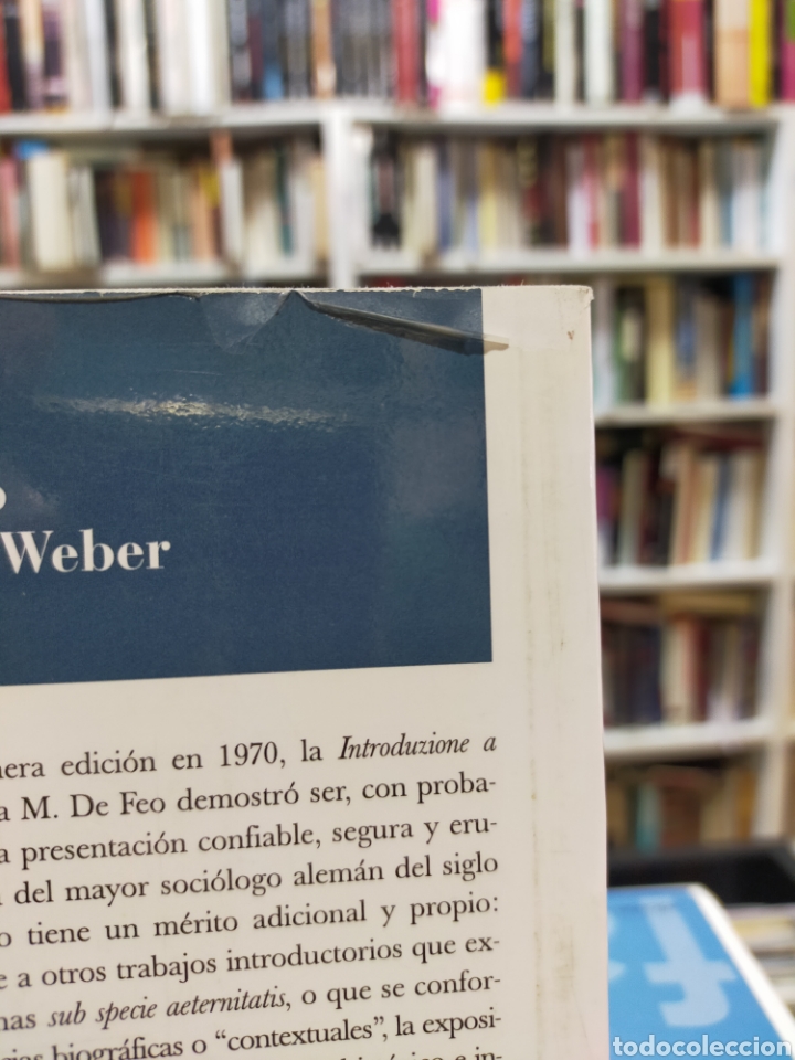 Libros de segunda mano: INTRODUCCI&Oacute;N A WEBER - NICOLA M. DE FEO - Foto 3