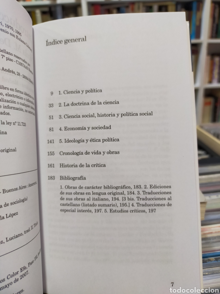 Libros de segunda mano: INTRODUCCI&Oacute;N A WEBER - NICOLA M. DE FEO - Foto 8