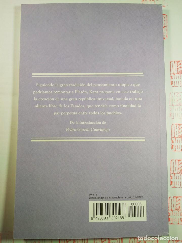 Libros de segunda mano: Immanuel Kant. Hacia la paz perpetua - Foto 2