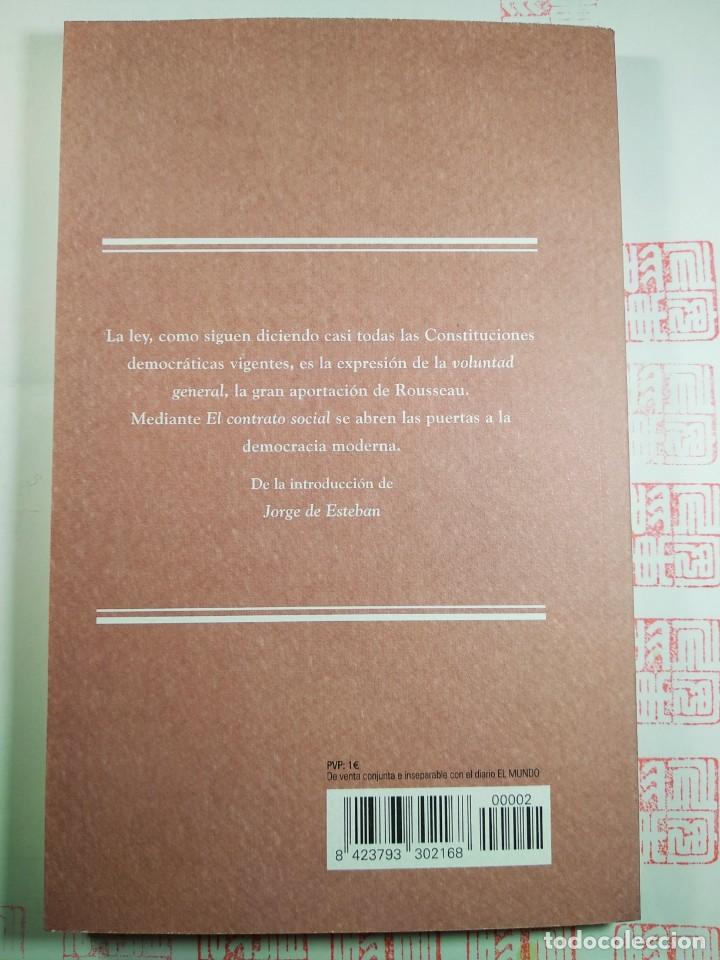 Libros de segunda mano: Jean-Jacques Rousseau. El contrato social - Foto 2