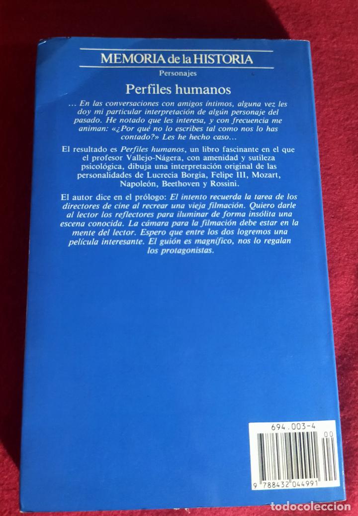 Libros de segunda mano: PERFILES HUMANOS - Vallejo-N&aacute;gera, - Foto 2