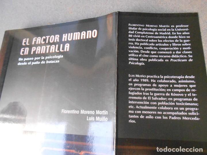 Libros de segunda mano: EL FACTOR HUMANO EN PANTALLA - Foto 2