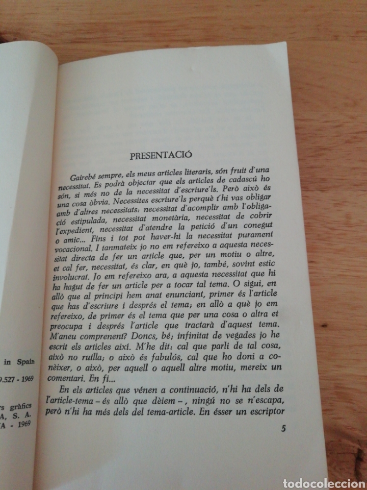 Libros de segunda mano: FRANCESC CANDEL - FRUIT DUNA NECESSITAT - BRUGUERA 1969 - J. MAS GODAYOL - 1a EDICIÓN - Foto 5 - 290640768
