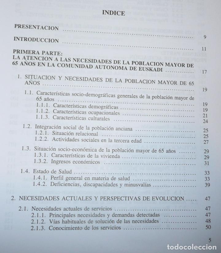 Libros de segunda mano: Plan Gerontol&oacute;gico de Euskadi (1994) - Documentos de Bienestar Social N&ordm; 57 - Foto 3